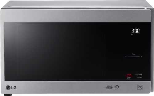 LG - NeoChef 0.9 Cu. Ft. Compact Microwave with EasyClean - Stainless steel