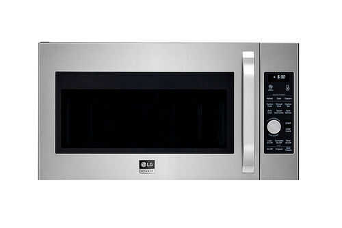 Rent to own LG - STUDIO 1.7 Cu. Ft. Convection Over-the-Range Microwave Oven with Sensor Cook - PrintProof Stainless Steel