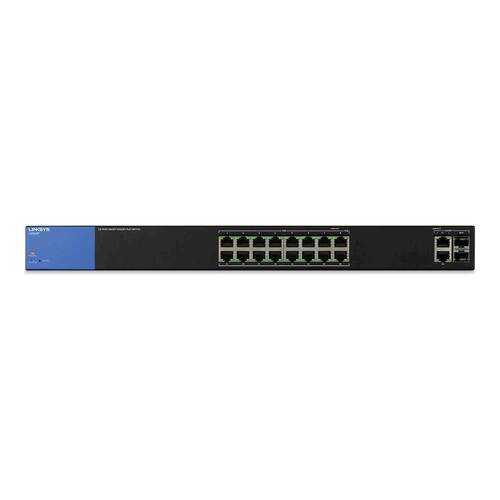 Rent to own Linksys - Business 16-Port Gigabit PoE+ Smart Switch