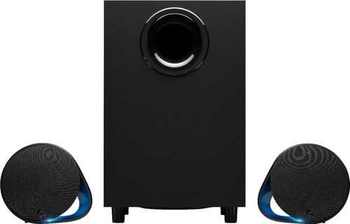 Rent to own Logitech - G560 LIGHTSYNC 2.1 Bluetooth Gaming Speakers with Game Driven RGB Lighting (3-Piece) - Black
