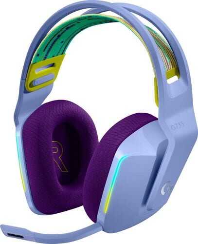 Logitech - G733 LIGHTSPEED Wireless DTS Headphone:X v2.0 Gaming Headset for PC, Mac and PlayStation 4 - Lilac
