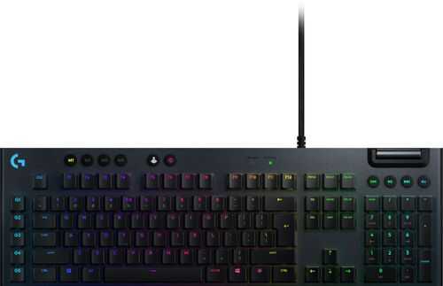 Logitech - G815 LIGHTSYNC RGB Mechanical Gaming Keyboard with GL Linear Switch - Black