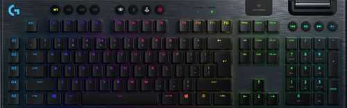 Logitech - G915 LIGHTSPEED Wireless RGB Mechanical Gaming Keyboard with GL Linear Switch - Black