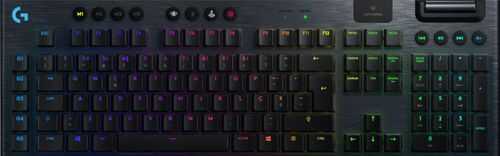 Logitech - G915 LIGHTSPEED Wireless RGB Mechanical Gaming Keyboard with GL Tactile Switch - Black