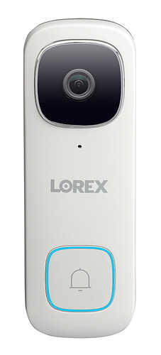Rent to own Lorex - 2K QHD Wired Video Doorbell With Person Detection