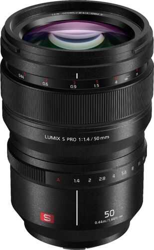 LUMIX S PRO 50mm F1.4 Standard Prime Lens for Panasonic LUMIX S Series Cameras