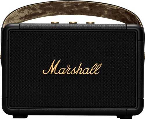 Rent to own Marshall - Kilburn II Portable Bluetooth Speaker - Black and Brass