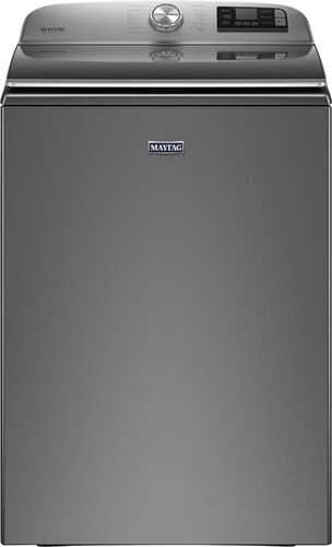 Rent to own Maytag - 5.2 Cu. Ft. Top Load Washer with Extra Power Button - Metallic Slate