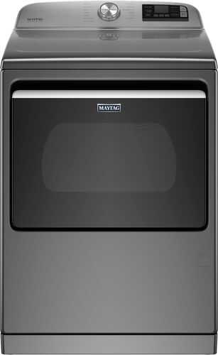 Rent to own Maytag - 7.4 Cu. Ft. 13-Cycle Gas Dryer with Steam and Extra Power Button - Metallic Slate
