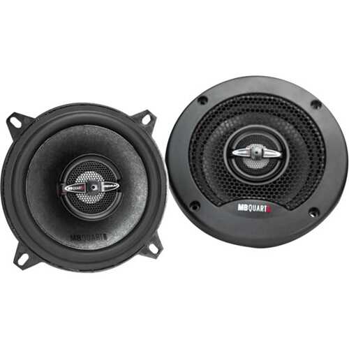 Rent to own MB Quart - Premium 5-1/4" 2-Way Car Speakers with Aerated Paper Cones (Pair) - Black