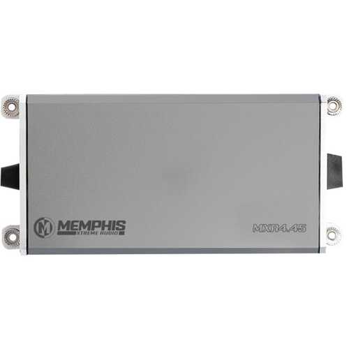 Rent to own Memphis Car Audio - 240W Class D Bridgeable Multichannel Amplifier - Silver