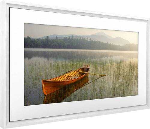 Rent to own Meural - Canvas II 21.5" Widescreen LCD Wi-Fi Digital Photo Frame - White