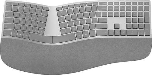 Rent to own Microsoft - Surface Ergonomic Keyboard - Silver