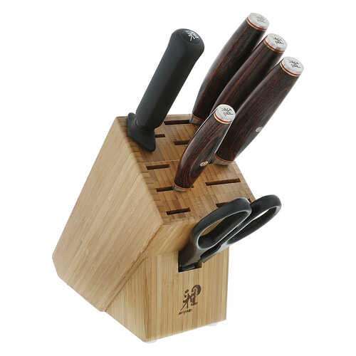 Rent to own Miyabi - Artisan 7-pc Knife Block Set - Brown