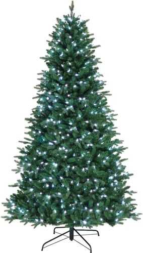Rent to own Mr Christmas - 7.5ft Pre-lit Alexa Compatible Christmas Tree - 40 lighting options - Easy Setup - Green