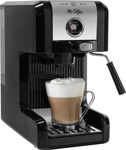 Mr. Coffee - Mr. Coffee® Easy Espresso Machine - Black