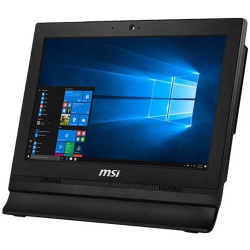 Rent to own MSI - PRO 16T 10M 15.6" Touch-Screen All-In-One - Intel Celeron - 4GB Memory - 256GB SSD - Black