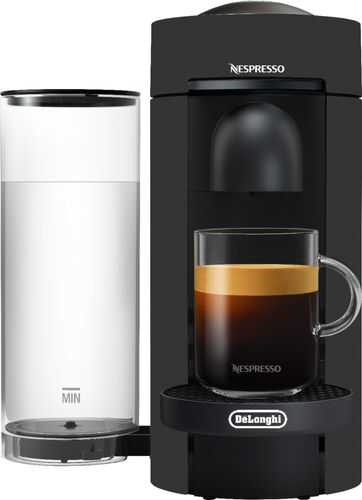 De'Longhi - Nespresso Vertuo Plus Coffee + Espresso Maker by De'Longhi - Matte Black