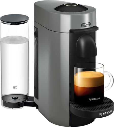 Rent to own Nespresso - DeLonghi VertuoPlus Coffee Maker and Espresso Machine with 19 bars of pressure - Gray