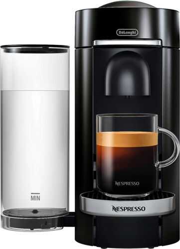 Nespresso - DeLonghi VertuoPlus Deluxe Coffee Maker and Espresso Machine with 19 bars of pressure - Piano Black