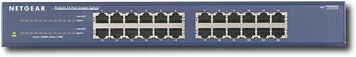 Rent to own NETGEAR - 24-Port 10/100/1000 Mbps Gigabit Unmanaged Switch - Blue