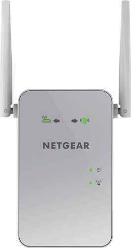 NETGEAR - AC1200 Dual-Band Wi-Fi Range Extender - White