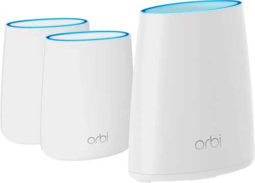 Rent to own NETGEAR - Orbi AC2200 Tri-Band Mesh Wi-Fi System (3-pack) - White
