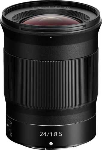 NIKKOR Z 24mm f/1.8 S Wide Angle Prime Lens for Nikon Z Cameras - Black