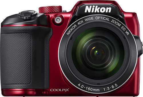 Rent to own Nikon - COOLPIX B500 16.0-Megapixel Digital Camera - Red