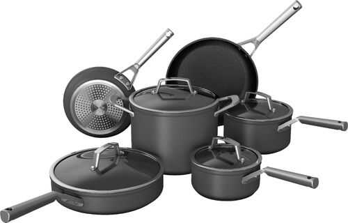 Ninja - Ninja™ Foodi™ NeverStick™ Premium Hard-Anodized 10-Piece Cookware Set - Grey