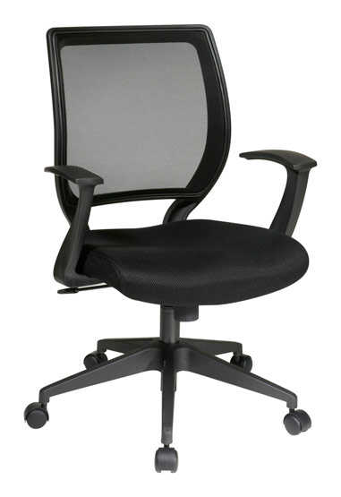 Office Star Products - Fabric Task Chair - Black