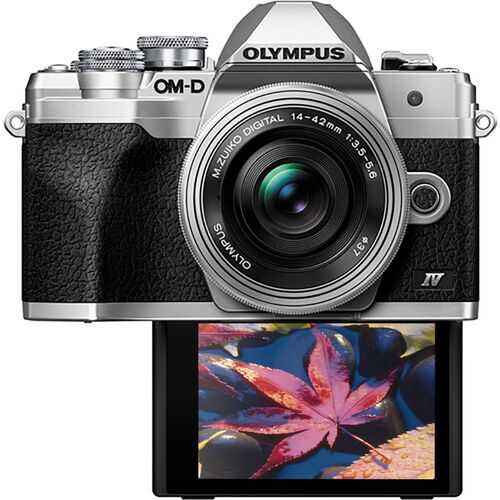 Rent to own Olympus - OM-D E-M10 Mark IV Mirrorless Digital Camera (Body Only) - Silver