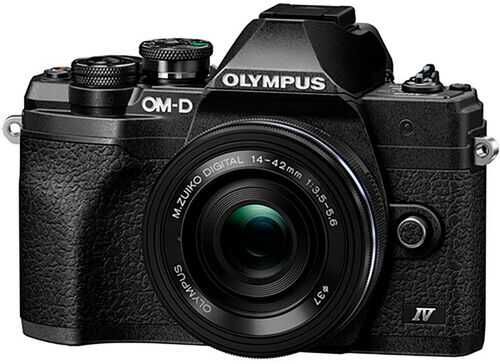 Rent to own Olympus V207132SU000 OM-D E-M10 Mark IV Mirrorless Digital Camera with 14-42mm Lens (Black)