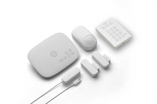 Ooma - Home Security Starter Pack with Keypad White - White