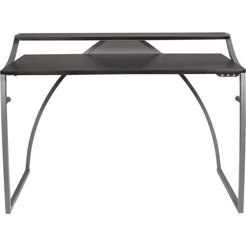 Rent to own OSP Home Furnishings - Alpha Battlestation Gaming Desk in Finish - Black