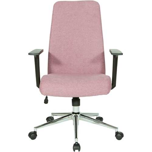 OSP Home Furnishings - Evanston 5-Pointed Star Manager's Chair - Orchid