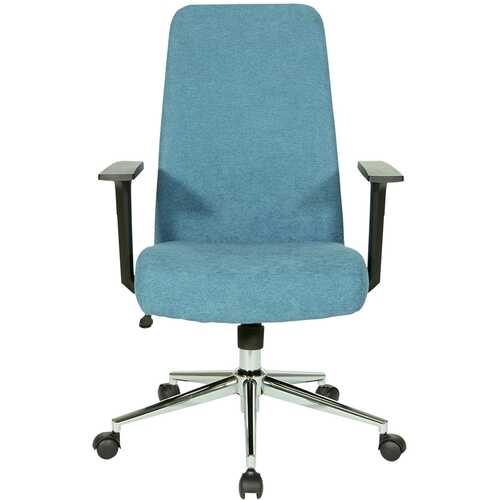 OSP Home Furnishings - Evanston 5-Pointed Star Manager's Chair - Sky
