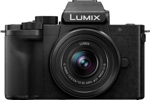 Panasonic - LUMIX G100 Mirrorless Camera for Photo, 4K Video and Vlogging, 12-32mm Lens, Tripod Grip Bundle – Black - Black