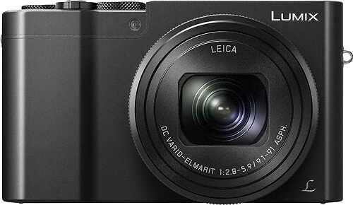 Panasonic - LUMIX ZS100 1-inch 20.1-Megapixel Sensor Point and Shoot Digital Camera with LEICA DC 10X Lens - Black