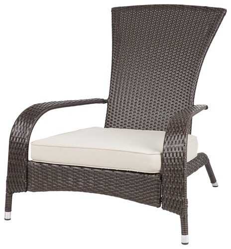 Rent to own Patio Sense - Coconino Wicker Chair - Mocha/Beige