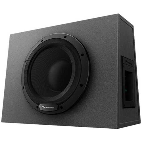 Rent to own Pioneer - 10" Single-Voice-Coil Loaded Subwoofer Enclosure - Black