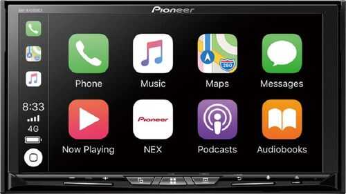 Rent to own Pioneer - Flagship In-Dash Multimedia Receiver with 6.94" WVGA Clear Resistive Touchscreen Display - Black
