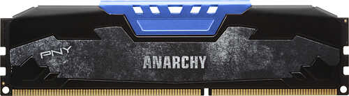 Rent to own PNY - Anarchy 16GB (2PK x 8GB) 2.4 GHz DDR4 DIMM Desktop Memory Kit - Blue