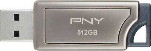 Rent to own PNY - Pro-Elite 512GB USB 3.0 Flash Drive - Gun Metal Gray/ Gray