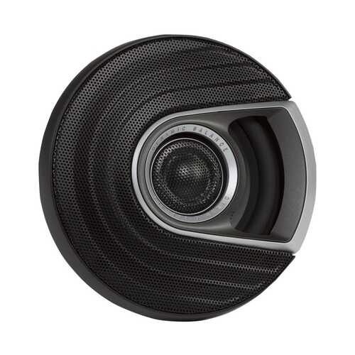 Polk Audio - MM1 Series 5-1/4" 2-Way Car Speaker with Dynamic Balance Cones - Black/silver