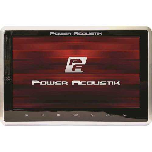 Rent to own Power Acoustik - 10.3" Universal Headrest Mount LCD Monitor with DVD Player - Black