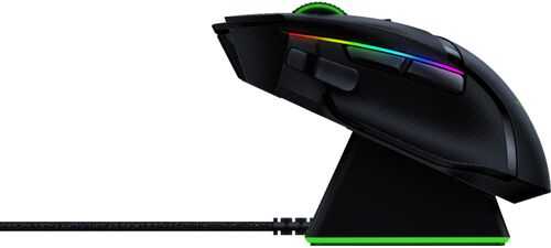 Razer - Basilisk Ultimate Wireless Optical Gaming Mouse with HyperSpeed Technology and Charging Dock - Black