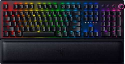 Razer - BlackWidow V3 Pro Wireless Gaming Mechanical Green Switch Keyboard with RGB Chroma Backlighting - Black