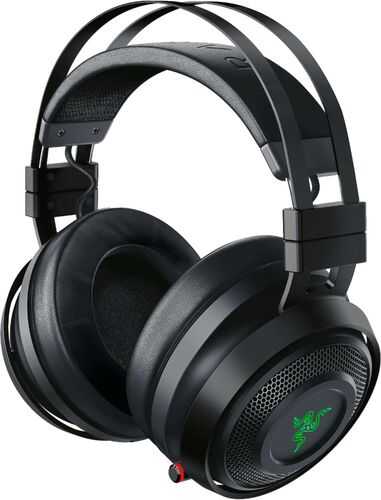 Razer - Nari Ultimate Wireless THX Spatial Audio Gaming Headset for PC and PlayStation 4 - Gunmetal