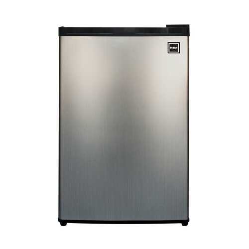 RCA - 4.5 Cu. Ft. Mini Fridge - Stainless steel